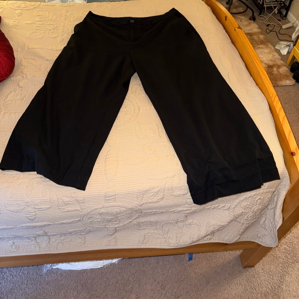 Ava & Viv Charcoal Wide-Leg Trousers